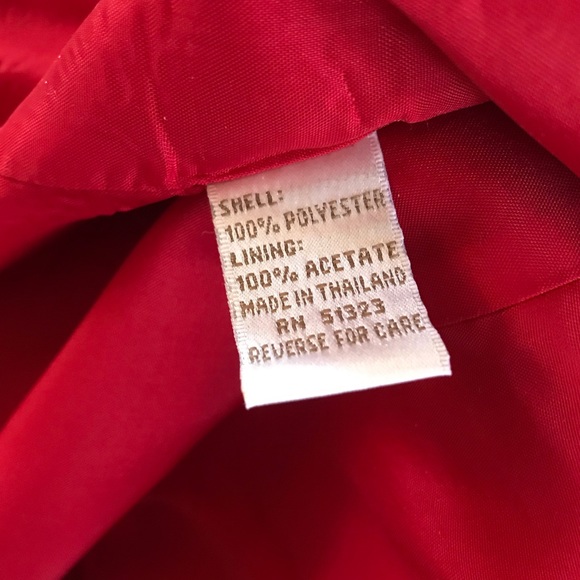 RED CASUAL CORNER SZ 10 JACKET - Picture 4 of 8